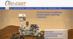 Desktop Screenshot of nu-cast.com